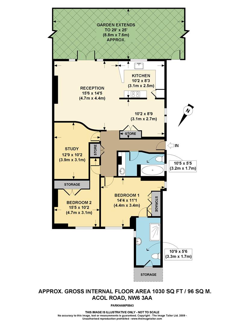 Property details for Acol Road, South Hampstead NW6 £3,250 p.c.m. To